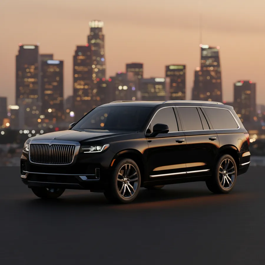 검은색 SUV